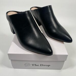 NIB The Drop Jordan Heeled Mules Women’s Size 9.5 Black